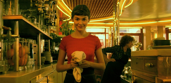 Amélie in the Café des 2 Moulins