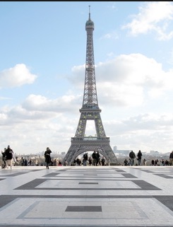 The Trocadéro and the Tour Eiffel