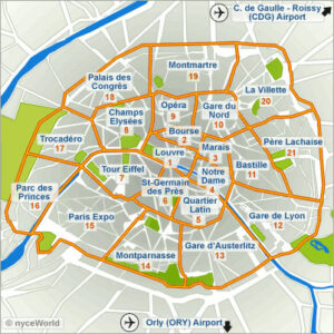 Paris'map