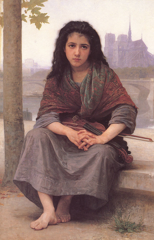 The Bohemian, a painting by William-Adolphe Bouguereau, 1890