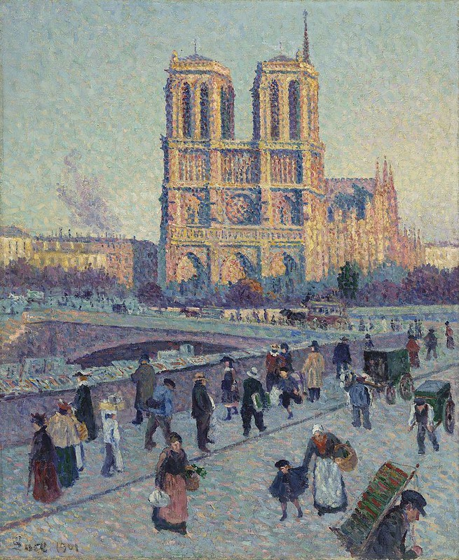 notre Dame de Paris,painting,