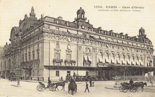 Orsay train station around 1900