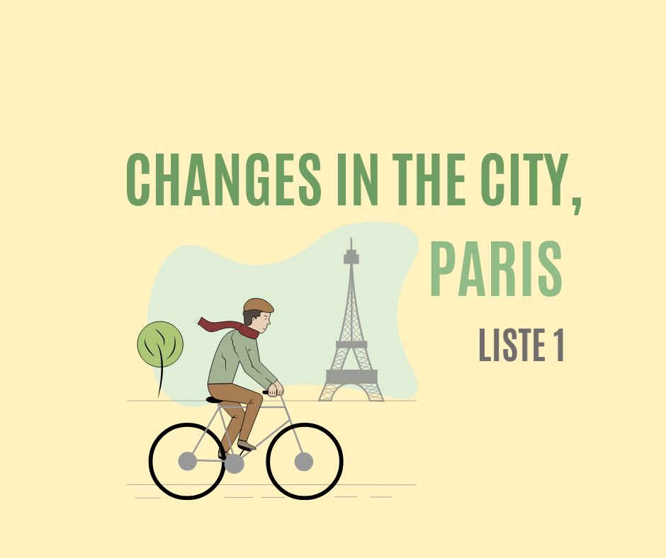 changes, city of Paris,France