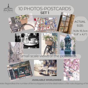 10 postcards of Paris Photographer: Anne Jeanne in Paris