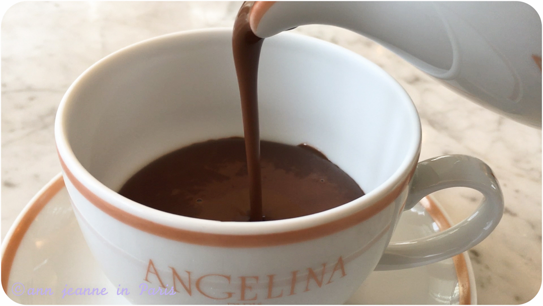 Angelina's hot chocolate called "L'Africain"