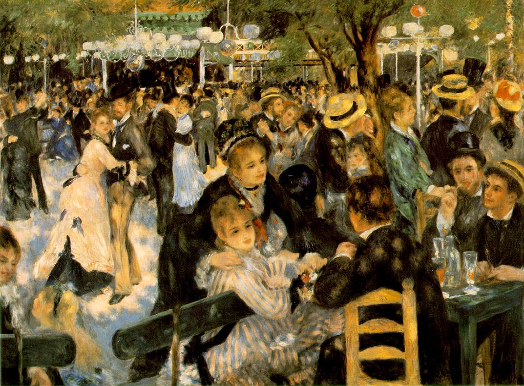Le bal du Moulin de la Galette by Renoir