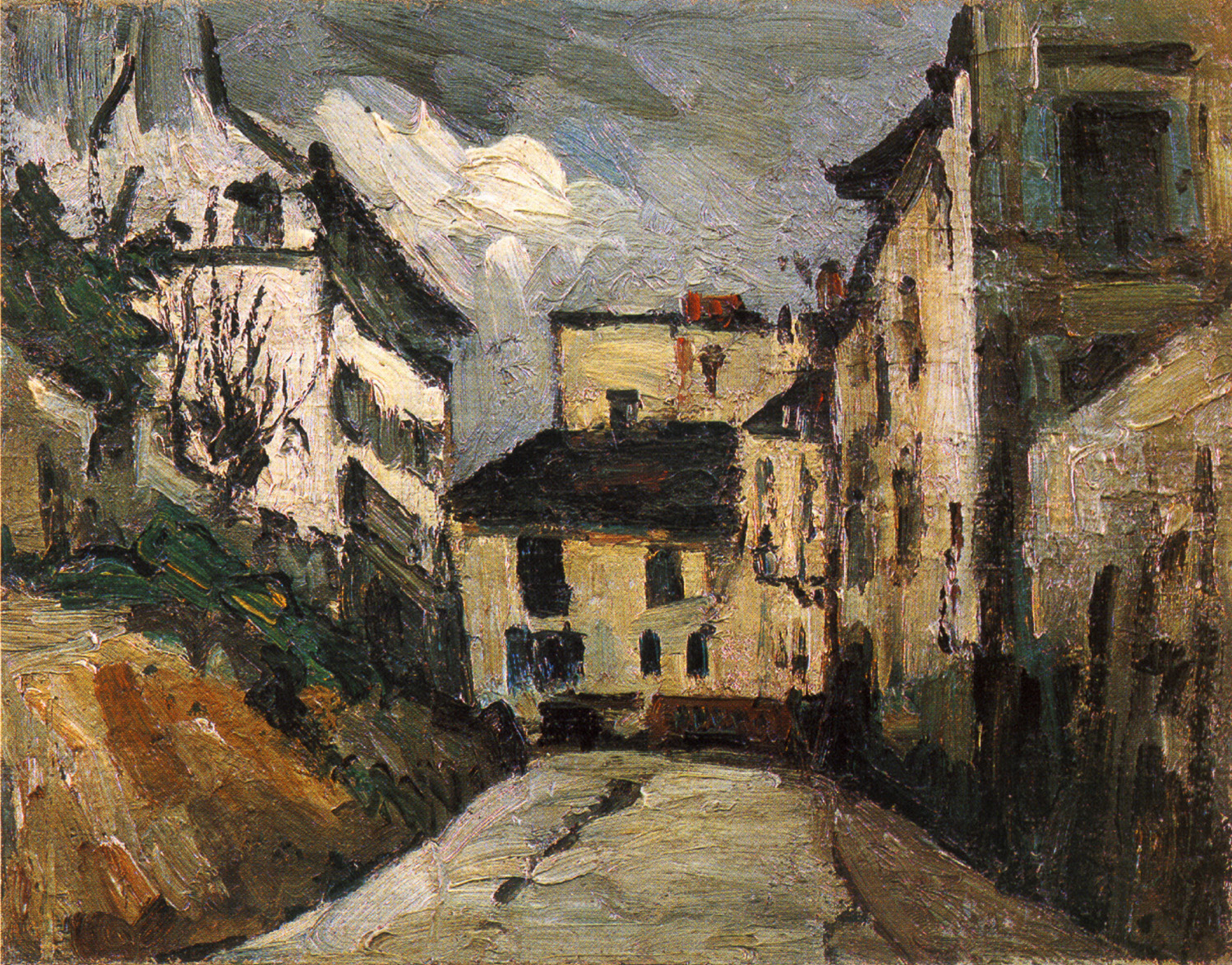 Rue des Saules by Cezanne