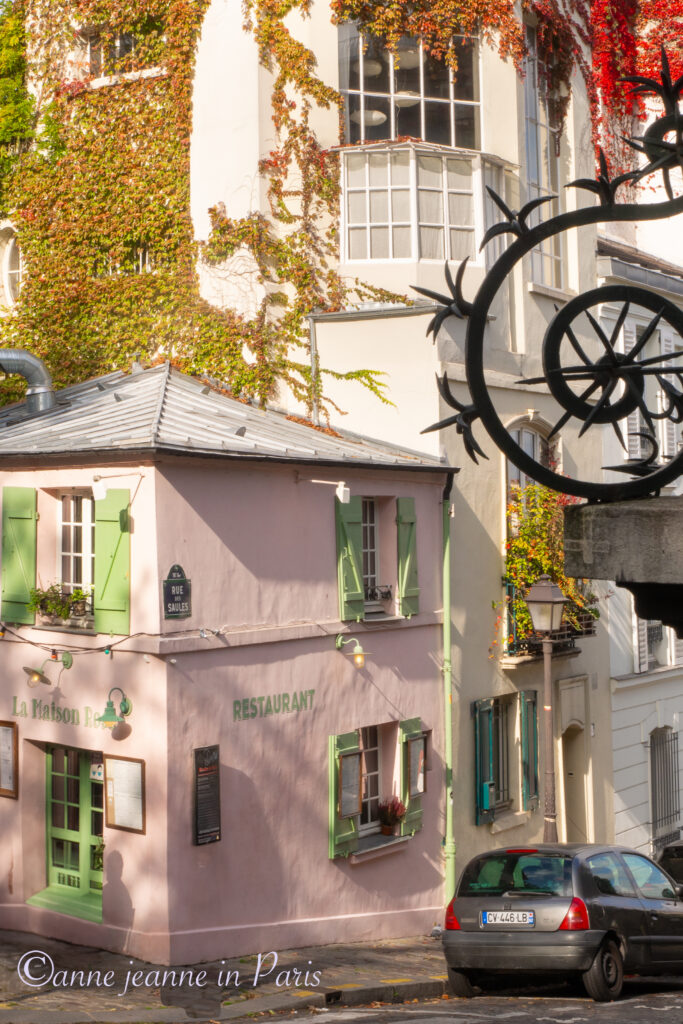 La Maison rose, restaurant historique à Montmartre