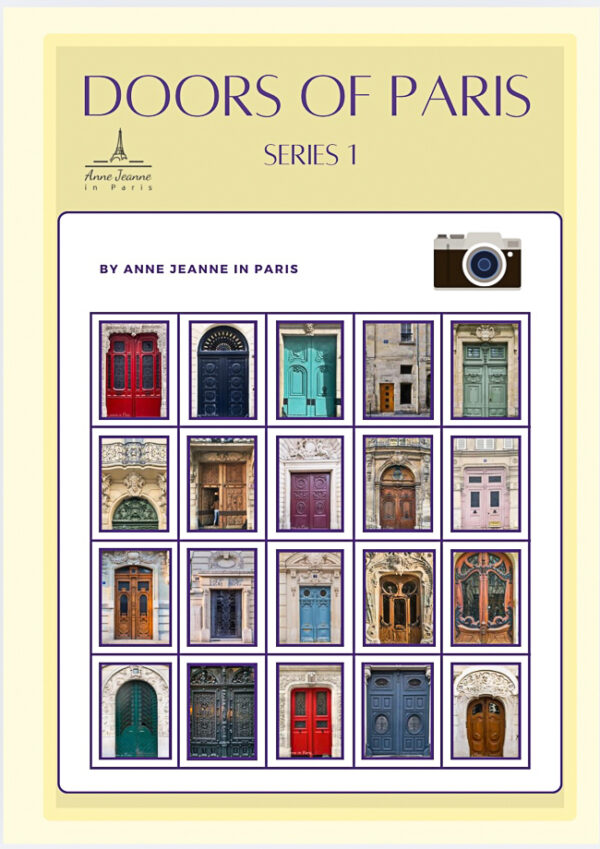 [PDF Sheet] - DOORS OF PARIS (n° 1)