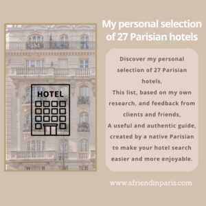 [PDF Sheet] - PARIS HOTELS LIST